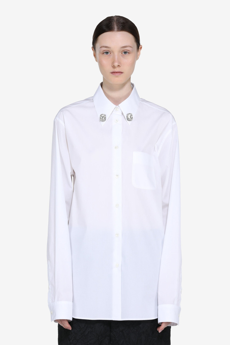 SHIRT WITH COLLAR APPLIQUES 1