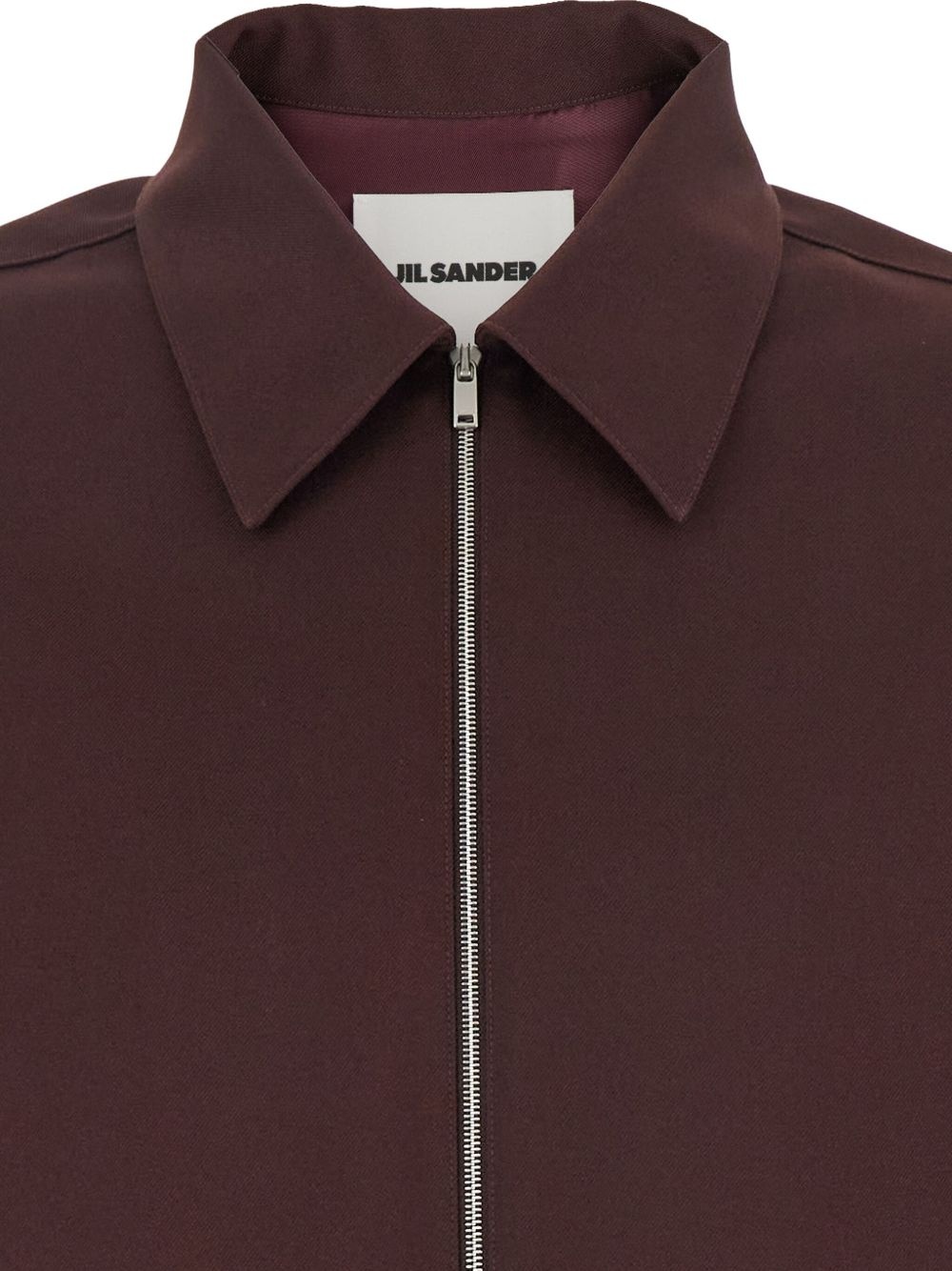 classic-collar zip-front shirt - 3