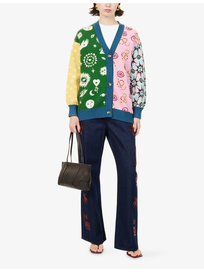 Never Fully Dressed Morocco Martha Woven-Knit Cardigan outlook