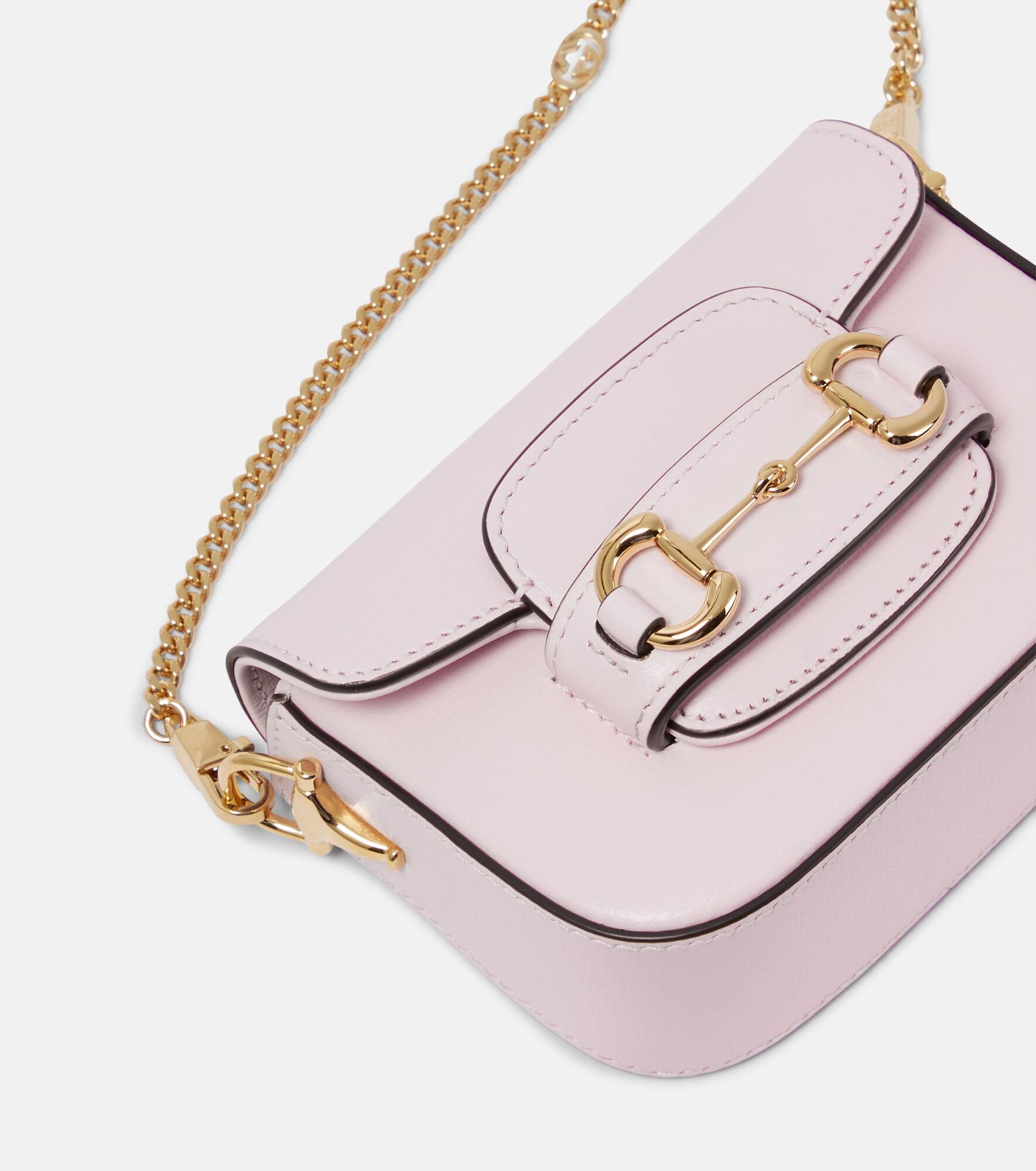 Horsebit 1955 Super Mini leather crossbody bag - 6