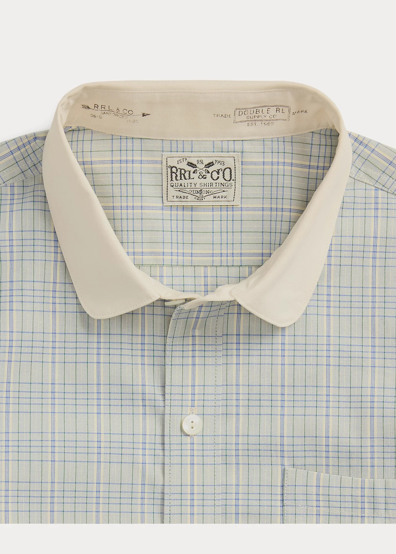 Slim Fit Checked Dobby Shirt 8