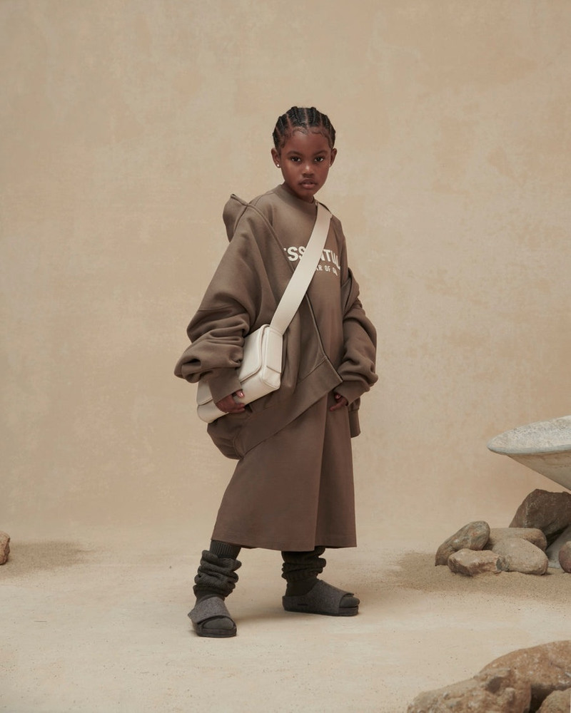 ESSENTIALS Kids LS Tee Dress outlook