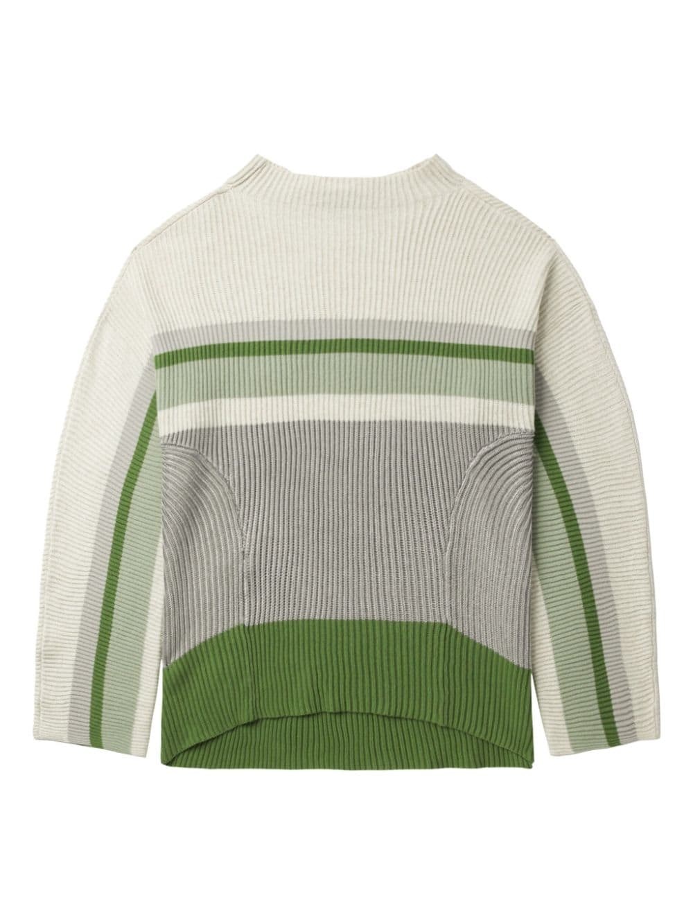 stripe-detailing jumper - 6