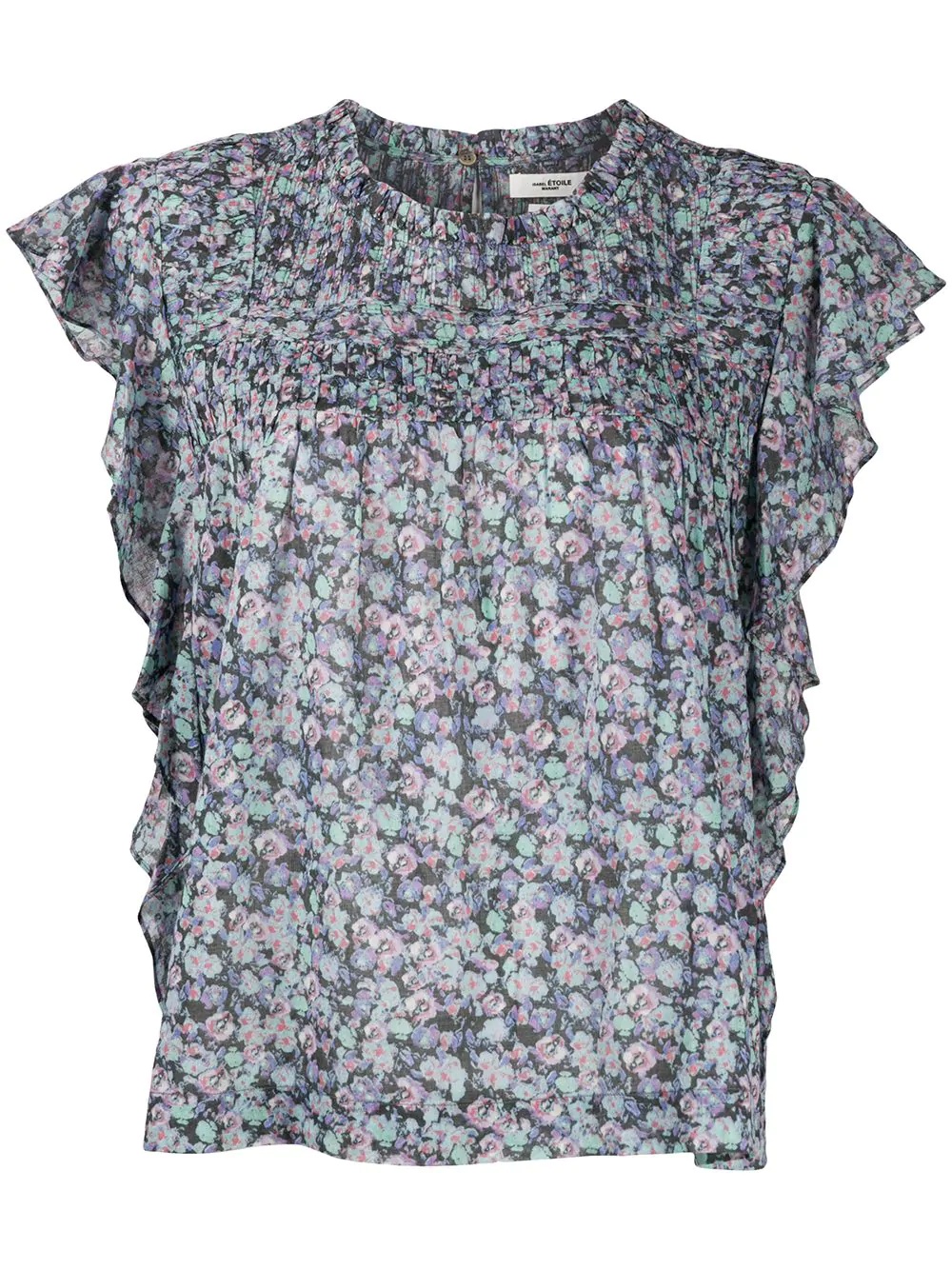 Lanoya floral-print blouse - 1