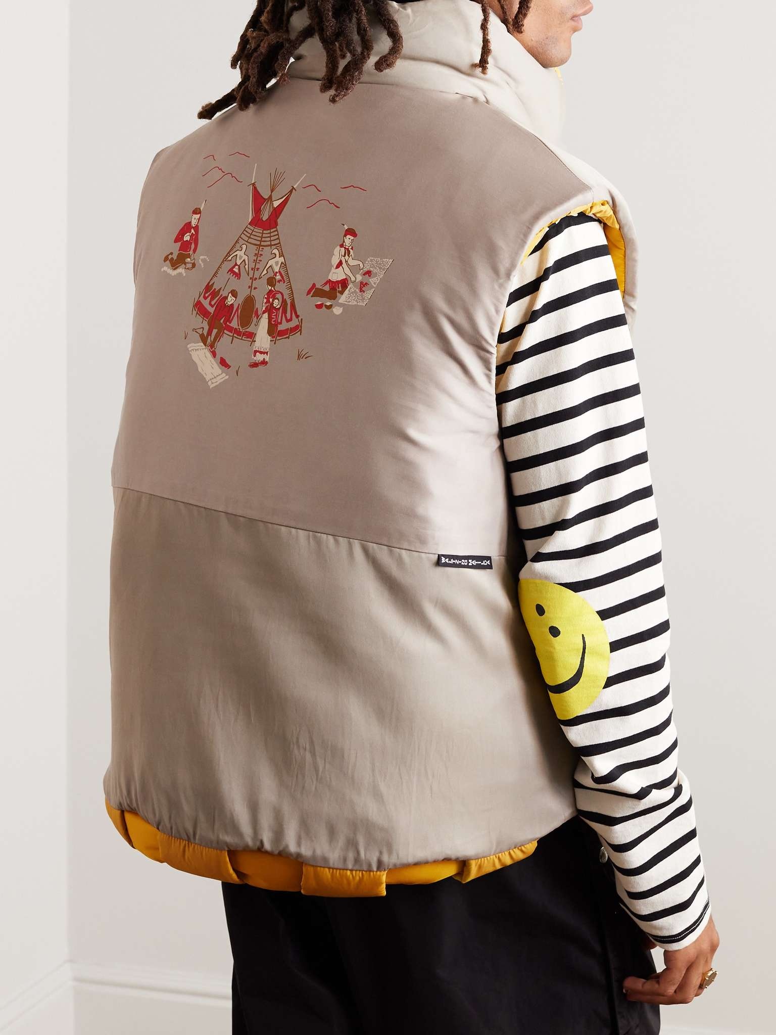 Reversible Quilted Padded Shell Gilet - 7