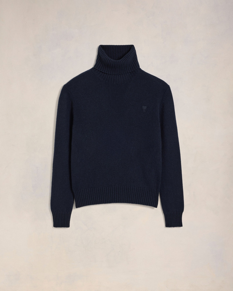 CASHMERE AMI DE COEUR TURTLE NECK SWEATER 1