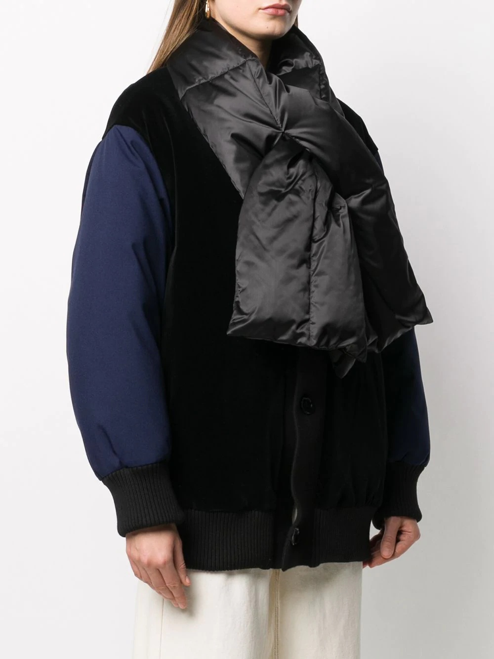 two-tone padded jacket - 3