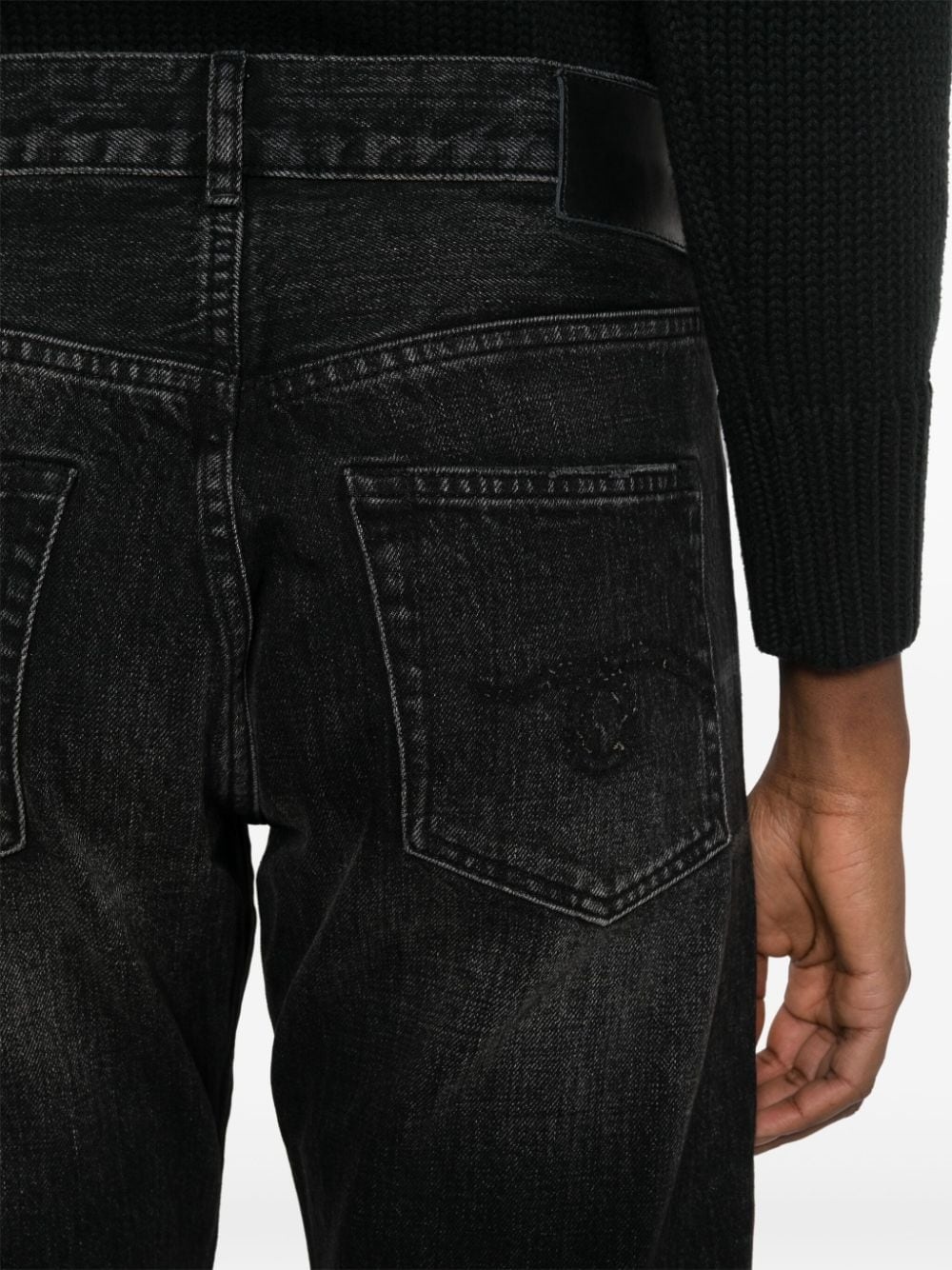 high-rise cropped jeans - 5