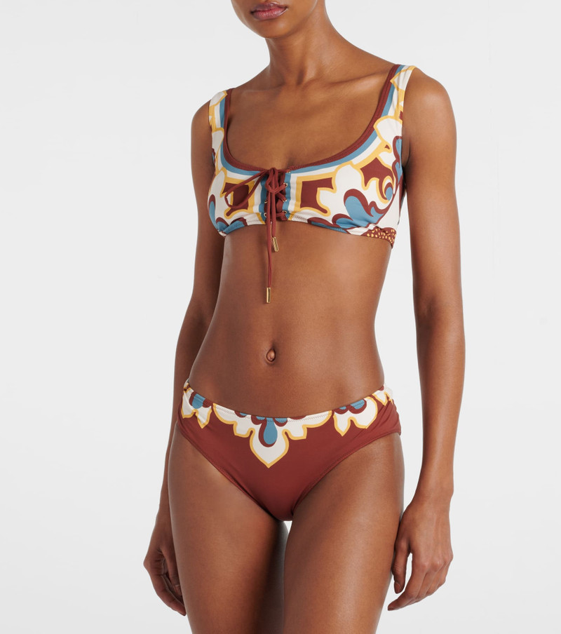 La DoubleJ Sunset printed bikini bottoms outlook