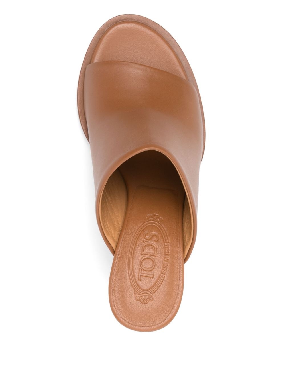 75mm leather mules - 4
