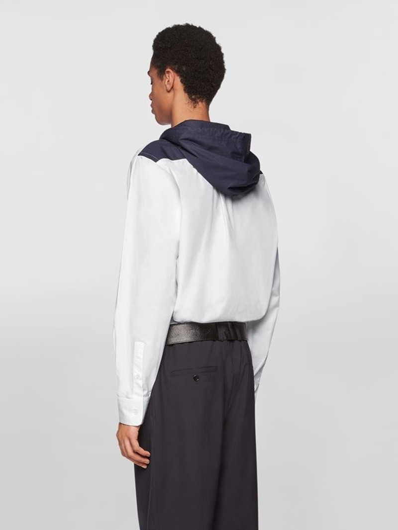 HOODED COTTON POPLIN SHIRT-JACKET 3