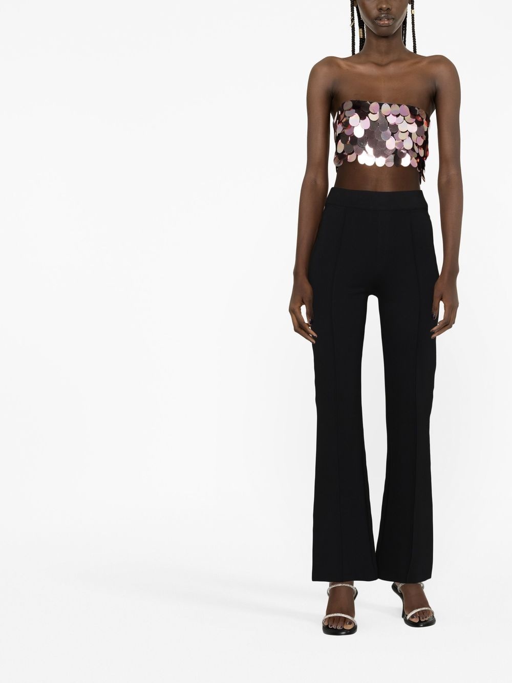 Sirena sequin-embellished crop top - 2