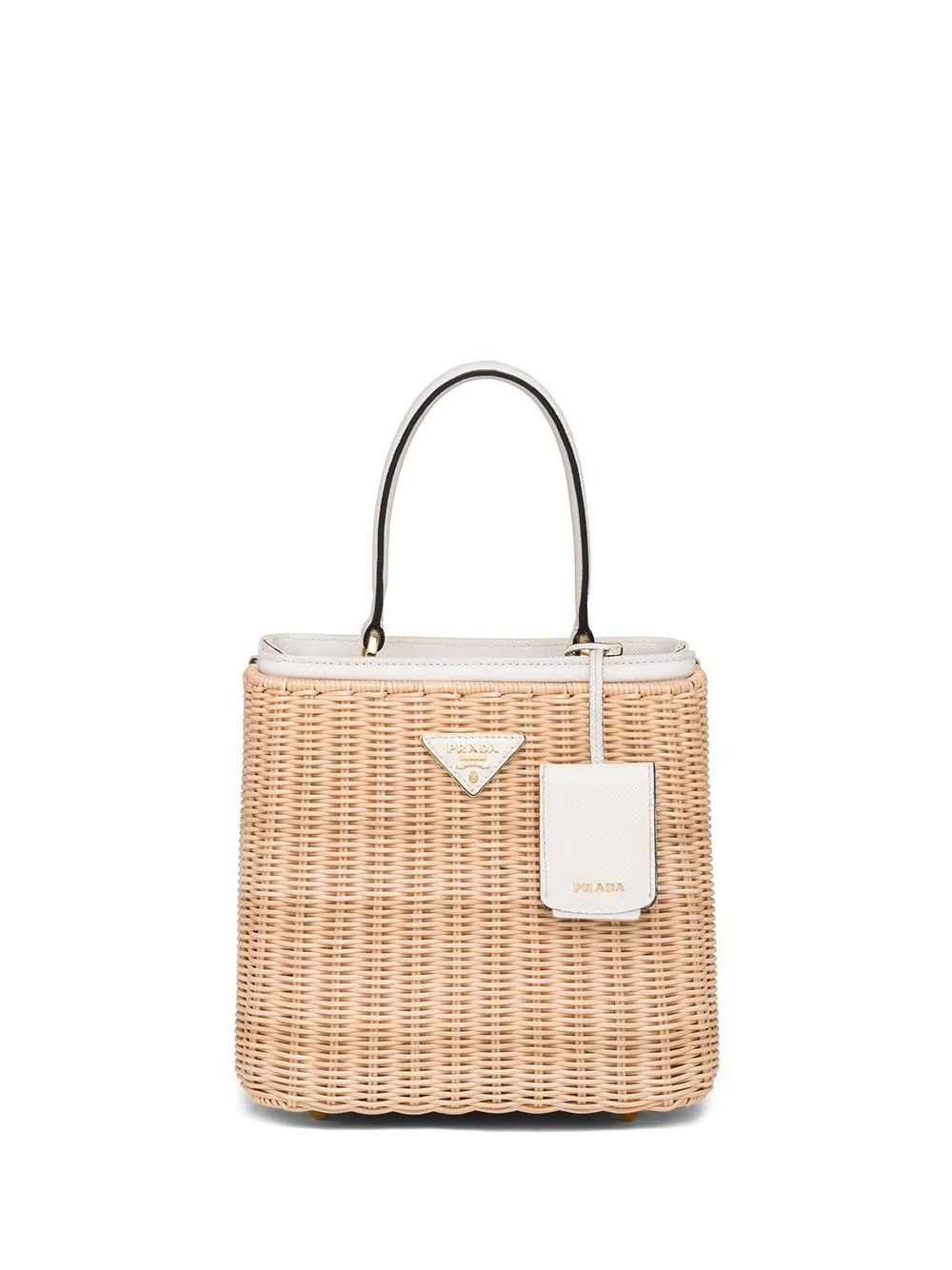 Panier wicker tote bag - 1