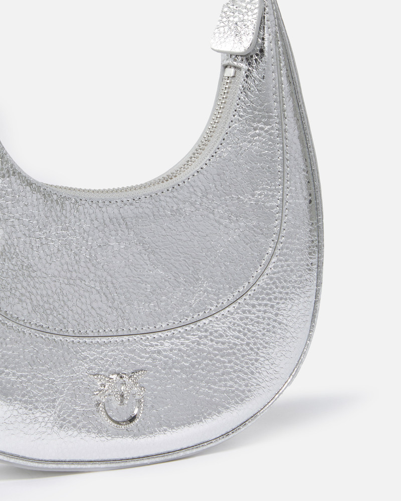 METALLIC LEATHER BRIOCHE BAG MINI HANDBAG 3