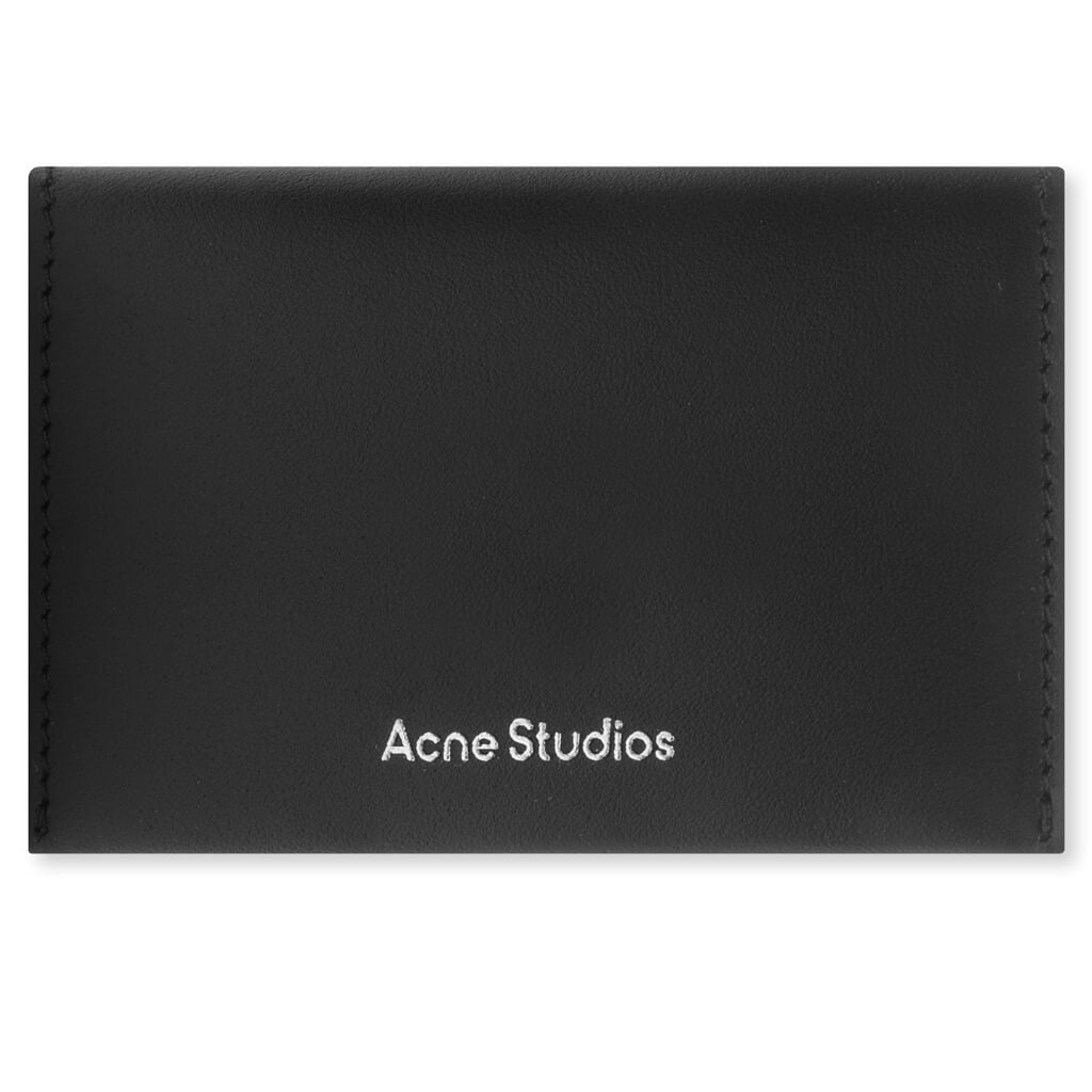 FOLDED LEATHER WALLET FN-UX-SLGS000255 - BLACK - 1