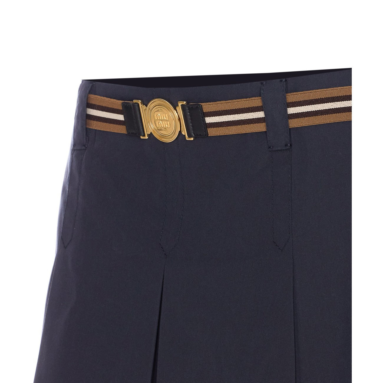 Miu Miu Women Logo Mini Skirt - 4