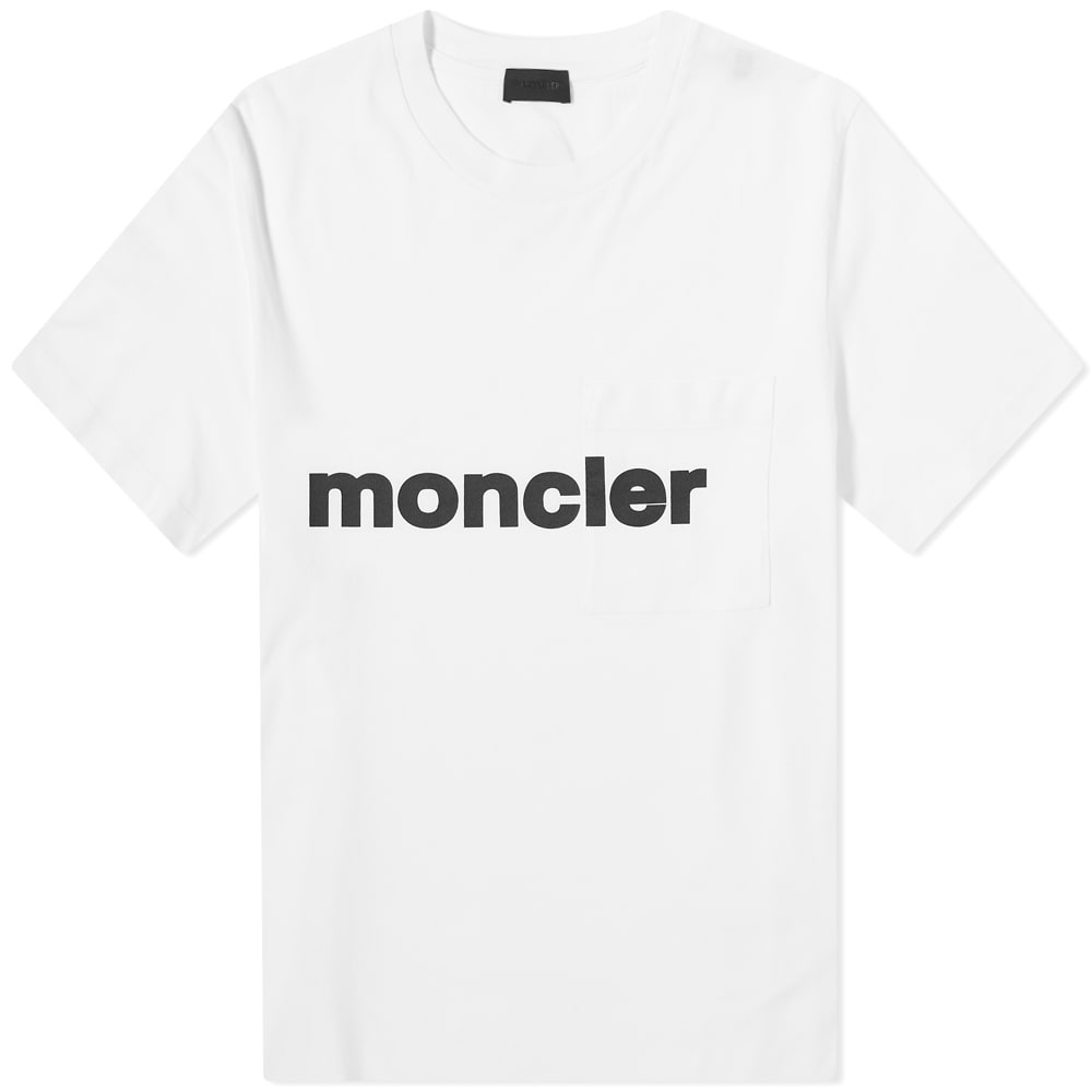 Moncler Slogan Logo Tee - 1