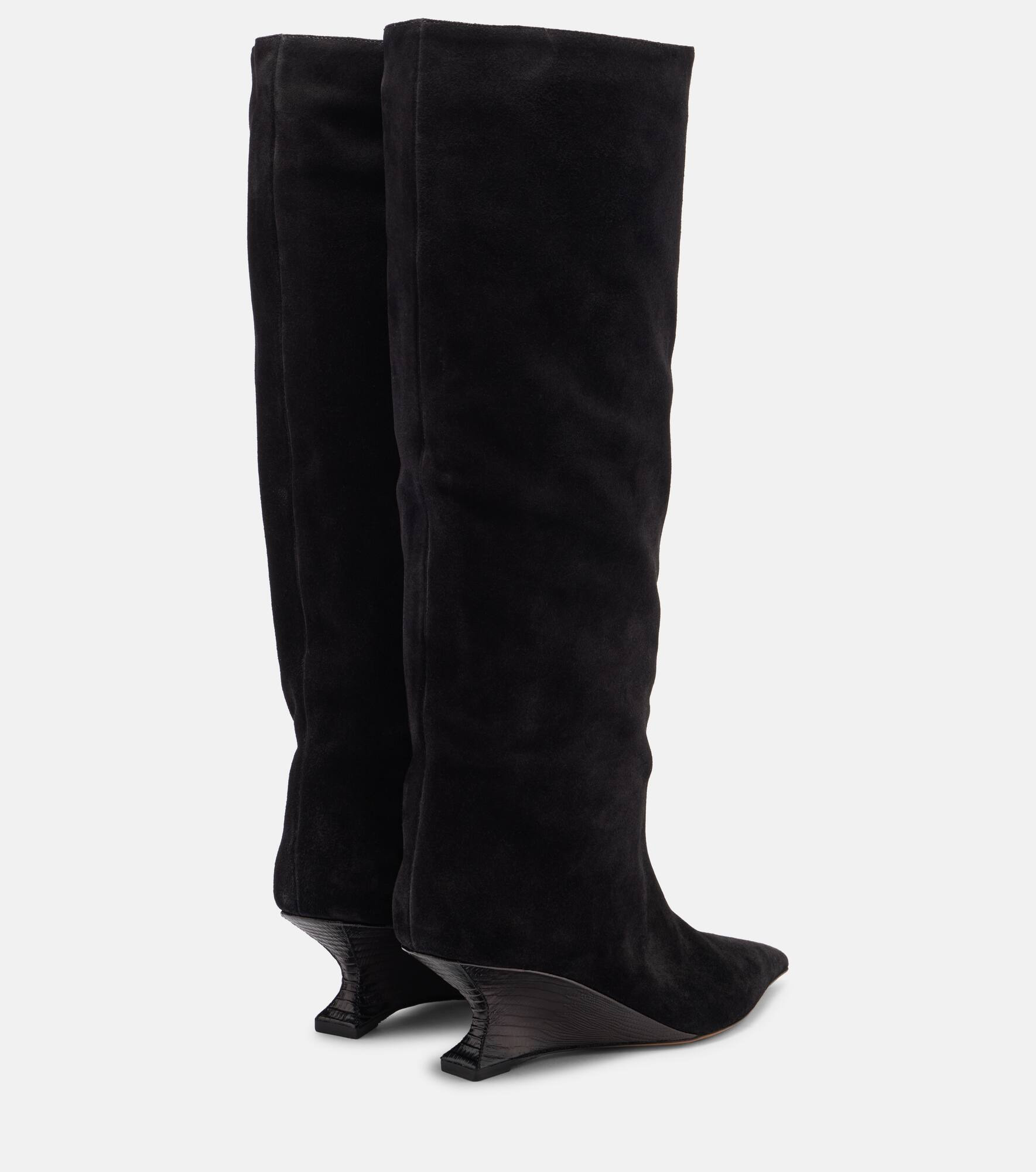 Nina 50 suede knee-high boots - 2