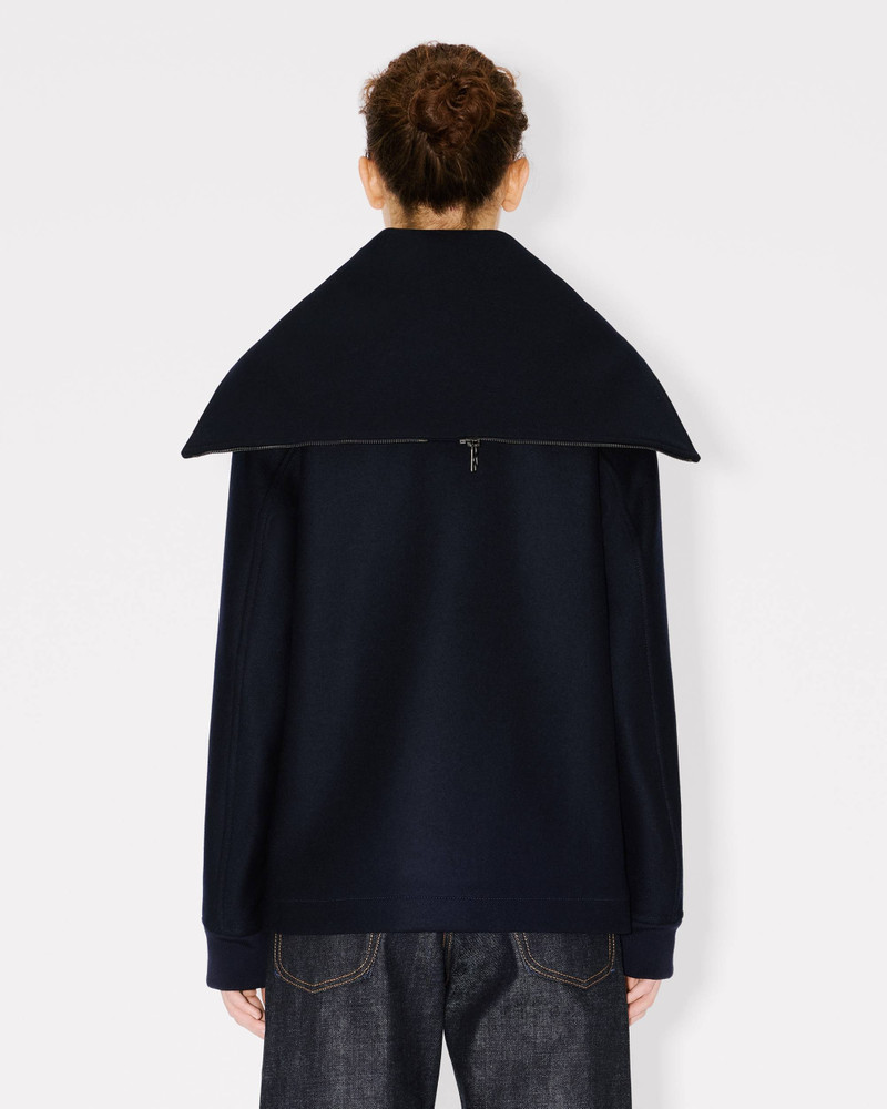 'KENZO Badges' peacoat in mixed wool 6