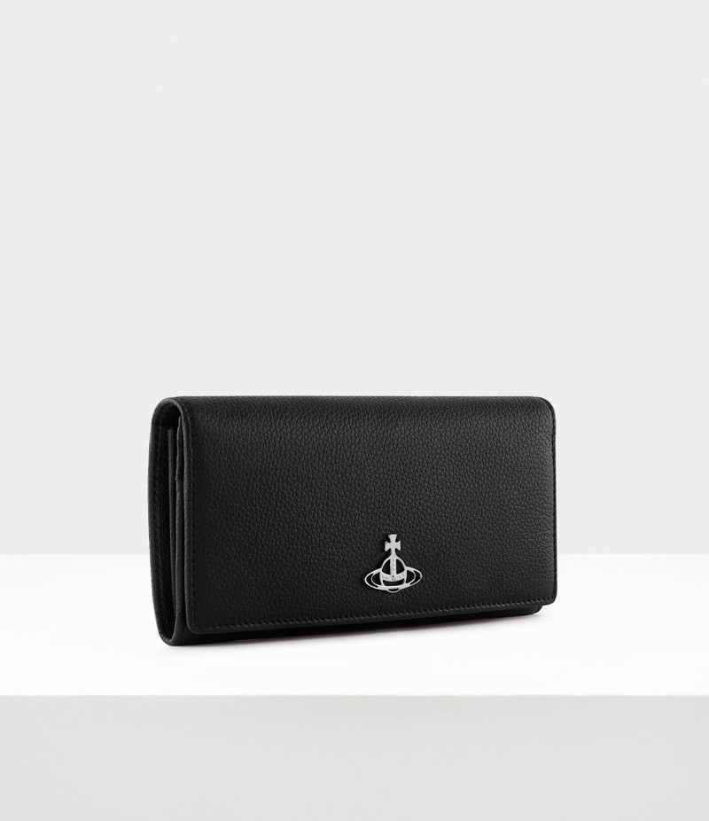 Vivienne Westwood GRAIN LEATHER LONG WALLET LG CH outlook