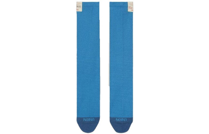 Jordan Air Jordan x Union Crossover Logo Solid Color Sports Socks Unisex One Pair Blue DA2563-410 outlook