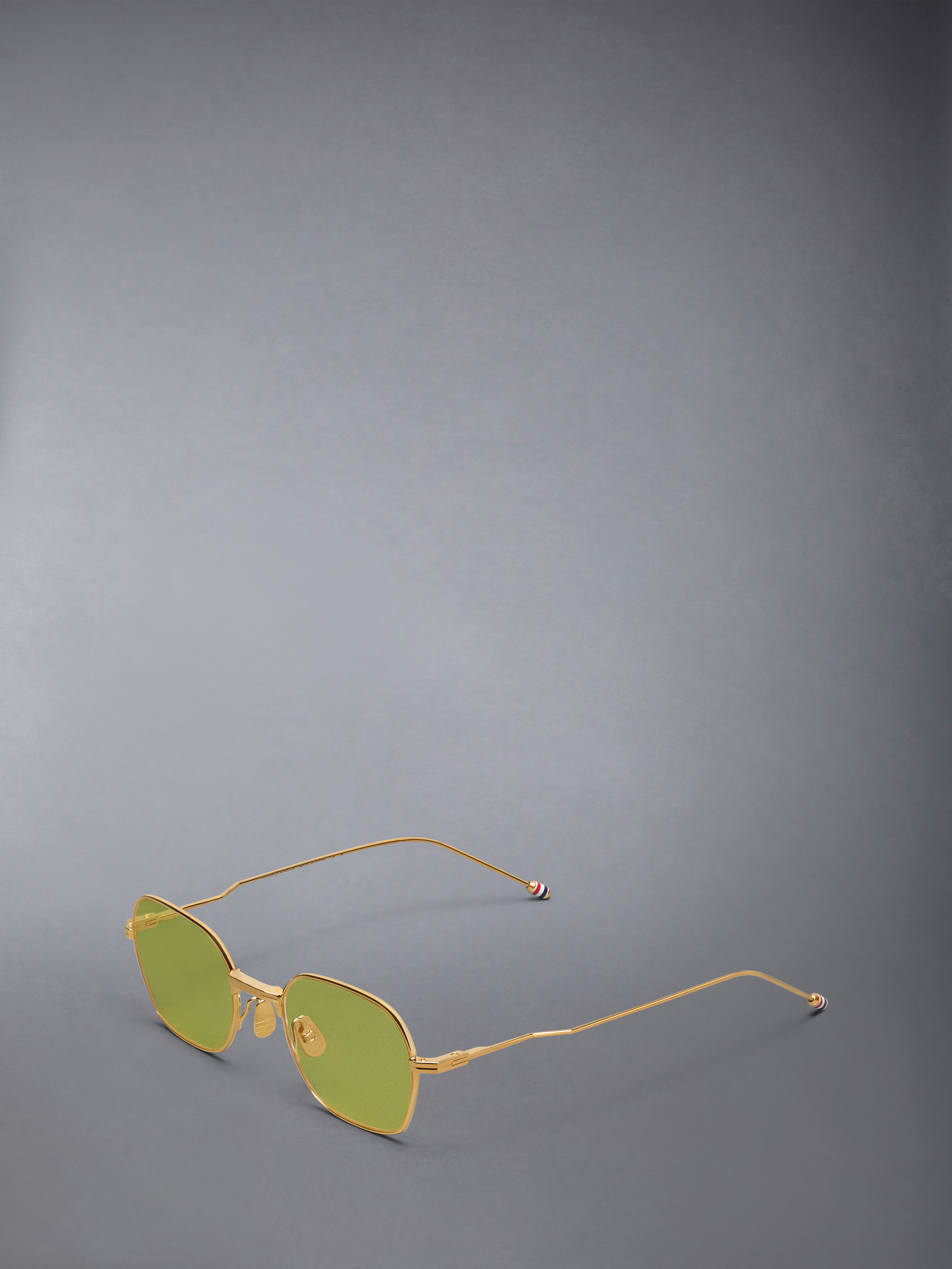 TITANIUM RECTANGULAR SUNGLASSES - 2