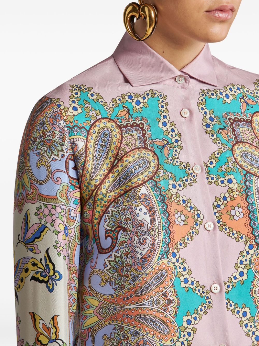 paisley-print shirt - 4