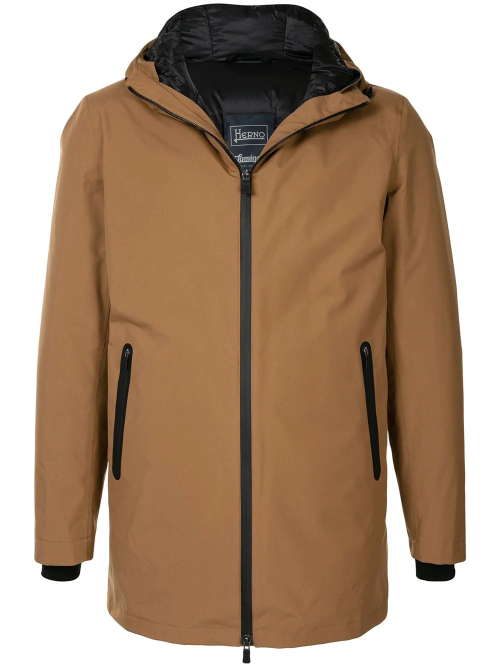 hooded rain jacket - 1