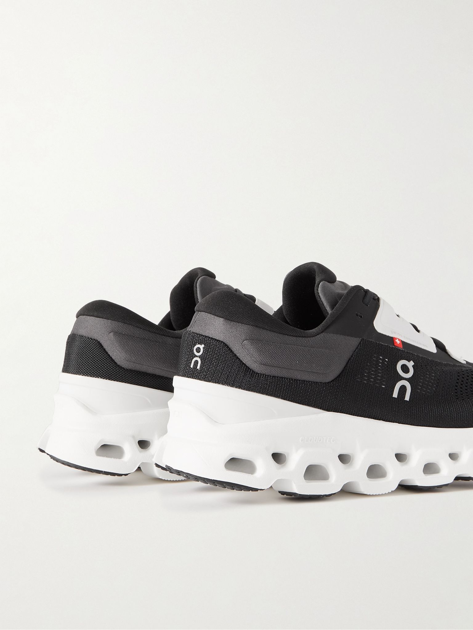 Cloudstratus 3 Rubber-Trimmed Mesh Running Sneakers Black - 5