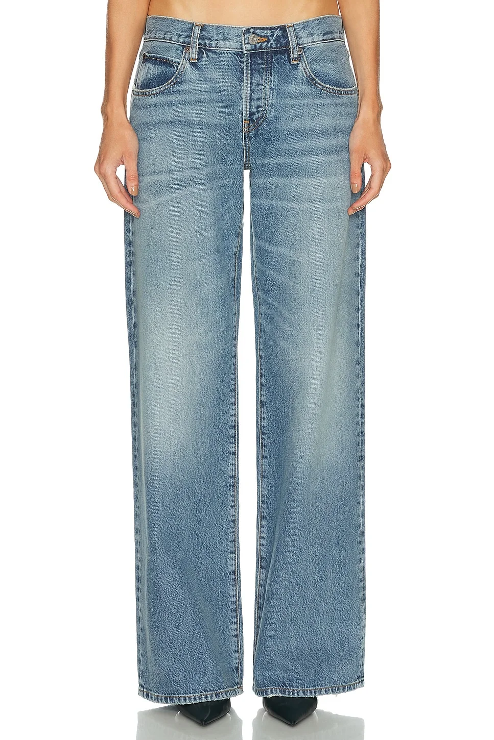 x Alexandra Leclerc The Leo Low Rise Baggy Jean - 1