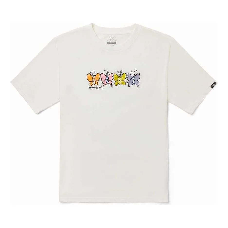 Vans x Sandy Liang T-Shirt 'White' VN0A7SDT3KS - 1