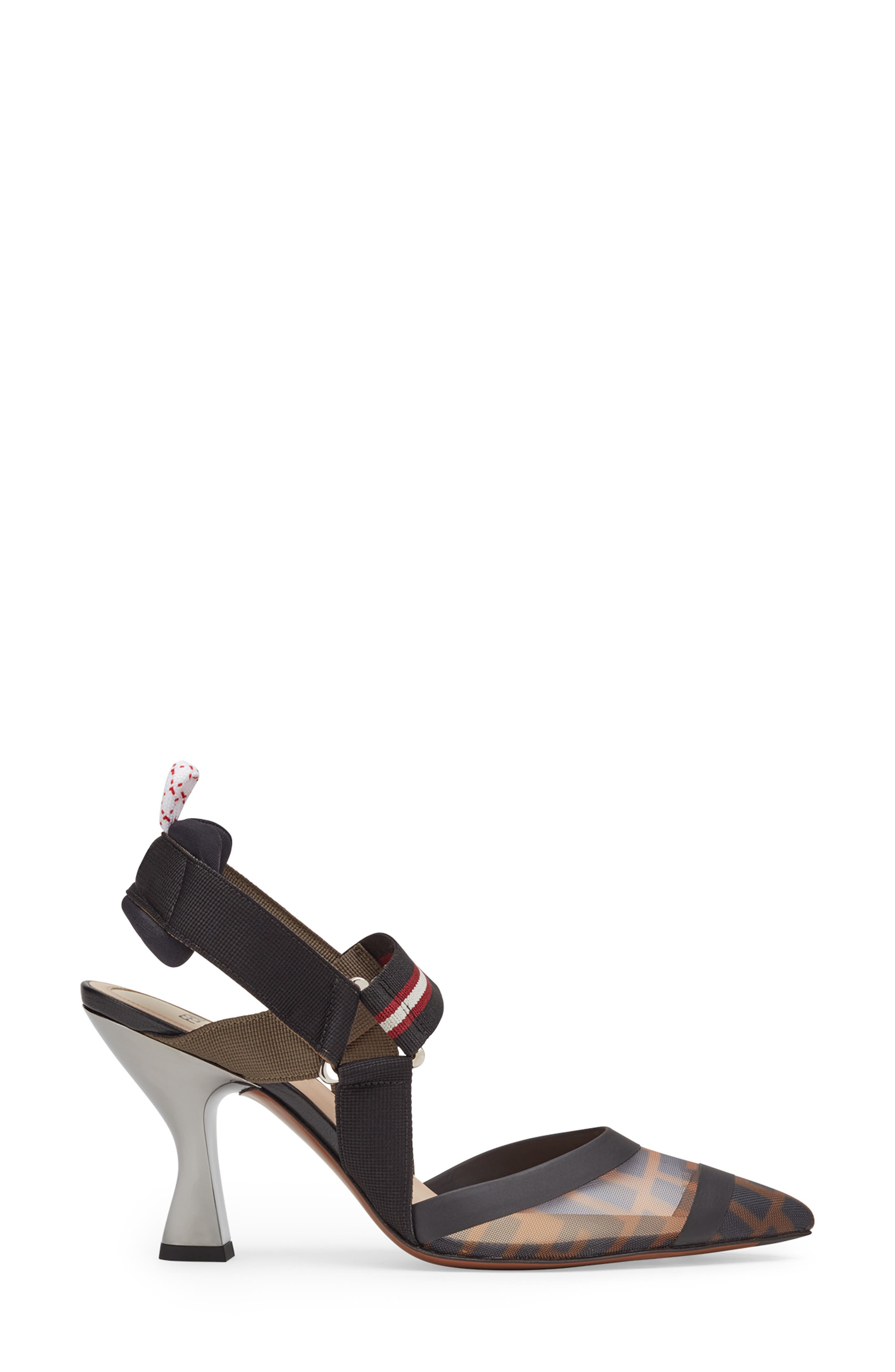 Fendi Colibri Slingback Pump in F1Otr Tab.m/n.bd.cr/ne Mil at Nordstrom - 2