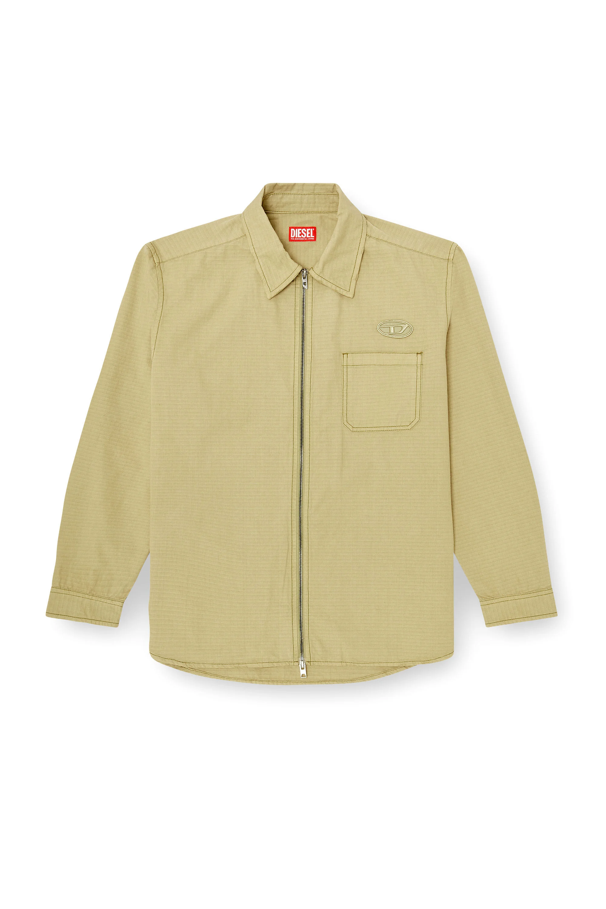 RIPSTOP SHIRT WITH ZIP CLOSURE - 1