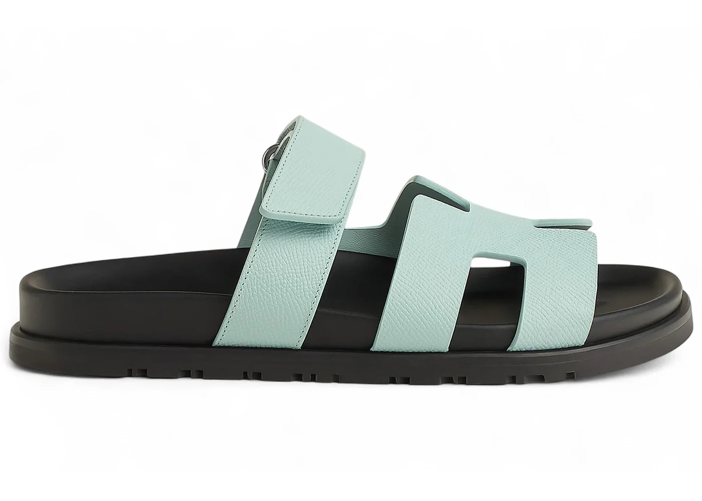 Hermes Chypre Sandal Bleu Cristaux Epsom Calfskin (Women's) - 1