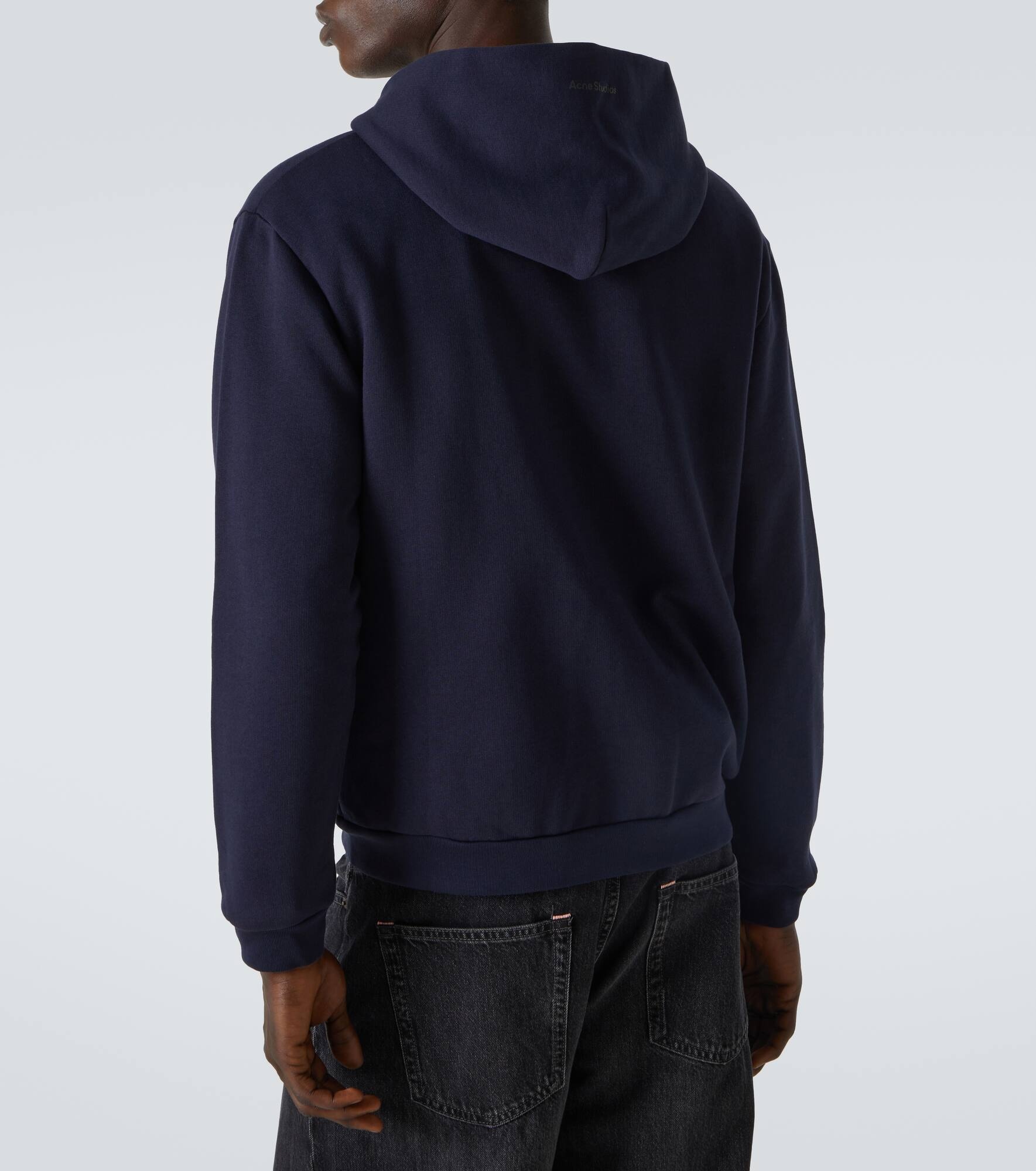 Face cotton jersey hoodie - 4
