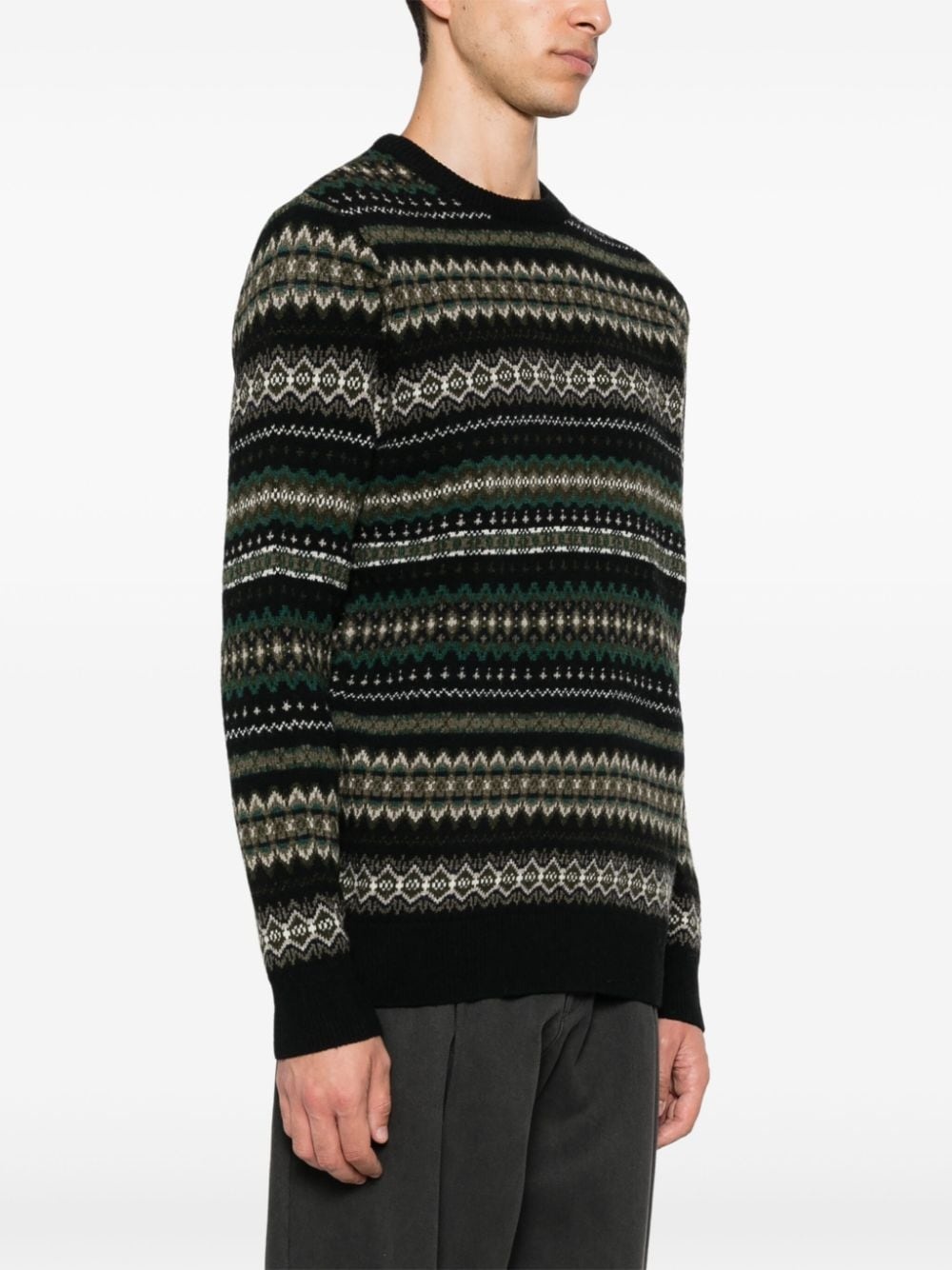 fair isle-knit sweater - 3