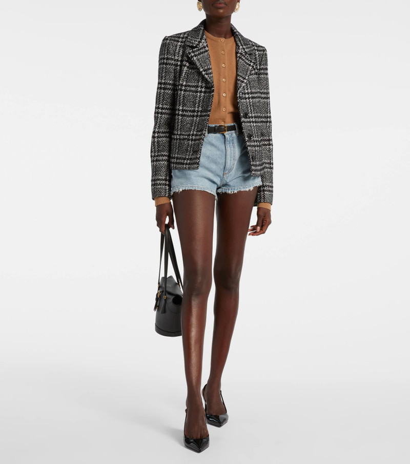 Dolce & Gabbana Frayed denim shorts outlook