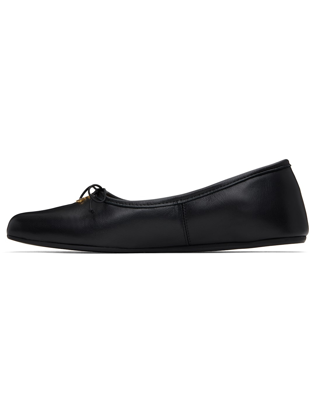 Black Brigitte Ballerina Flats - 3