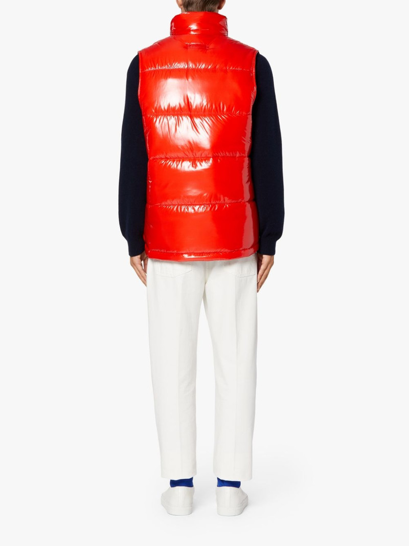 OSAKA BRIGHT ORANGE NYLON GILET | GQF-304 3