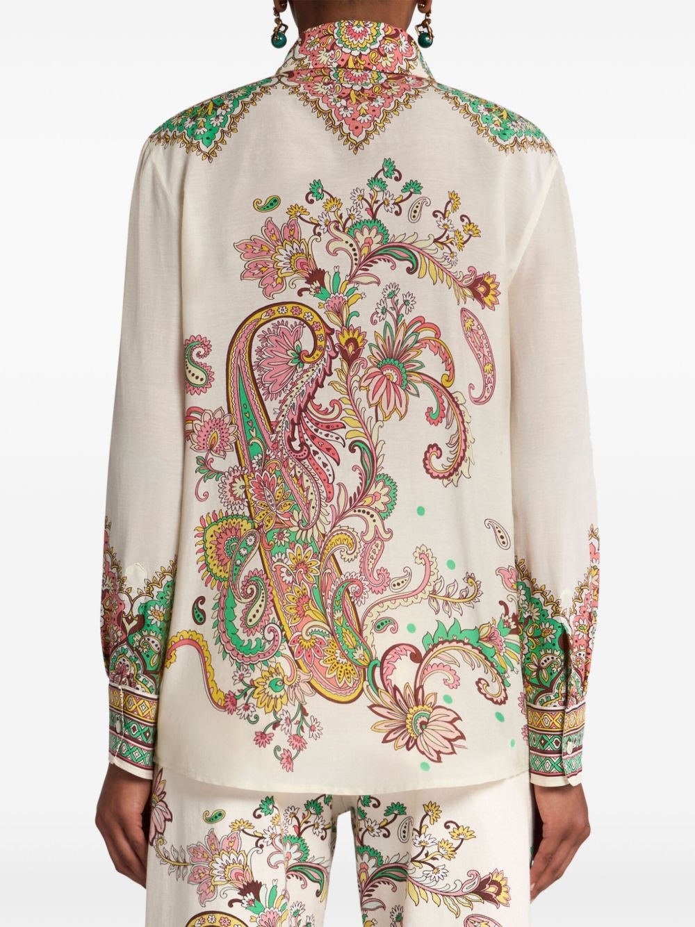 paisley-print shirt - 3