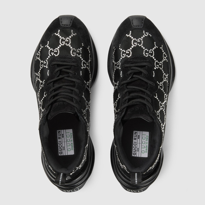 GUCCI Women's Gucci Run GG crystal sneaker outlook