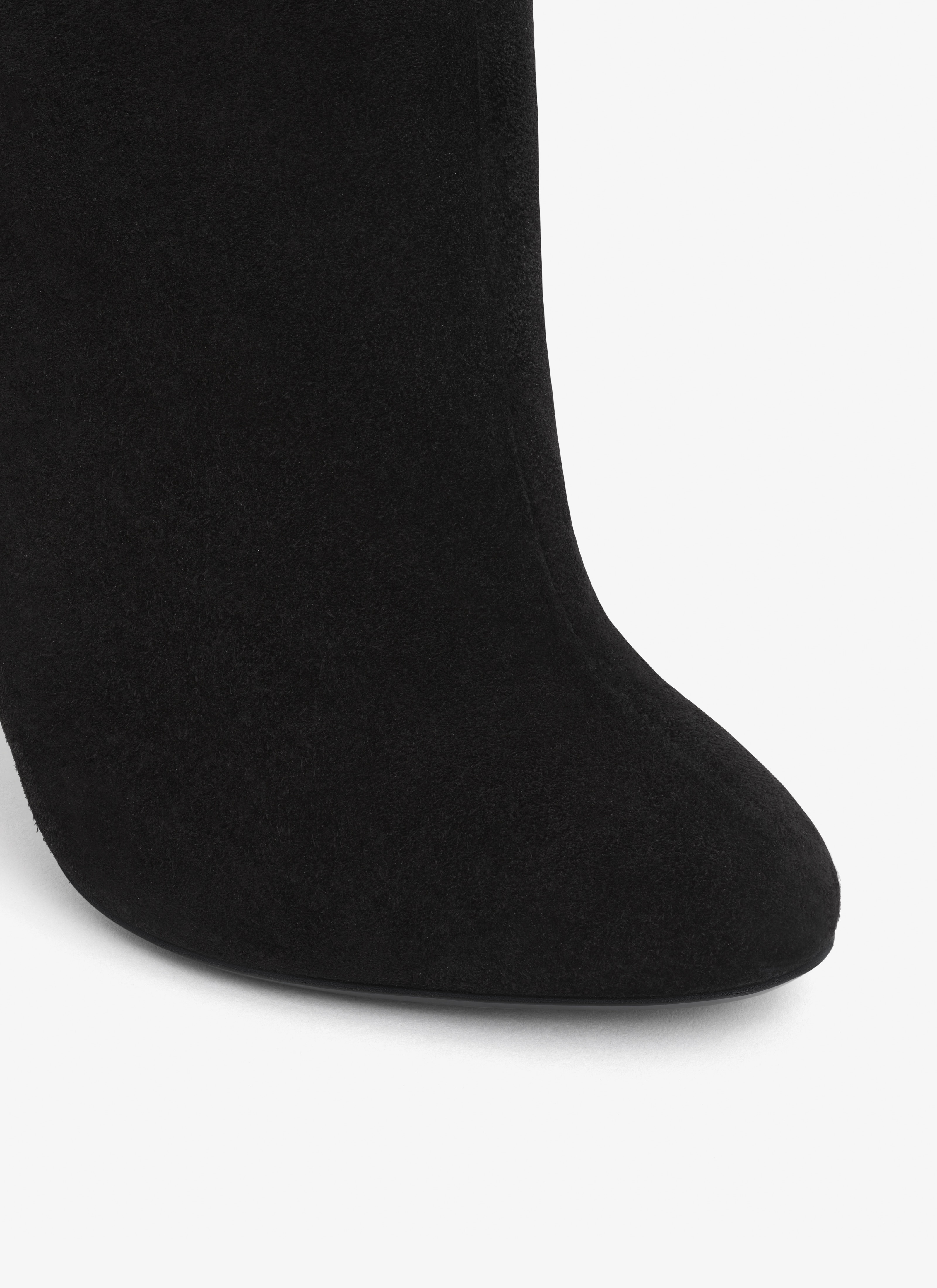 DECOLLETE CUISSARDES IN SUEDE CALFSKIN - 4