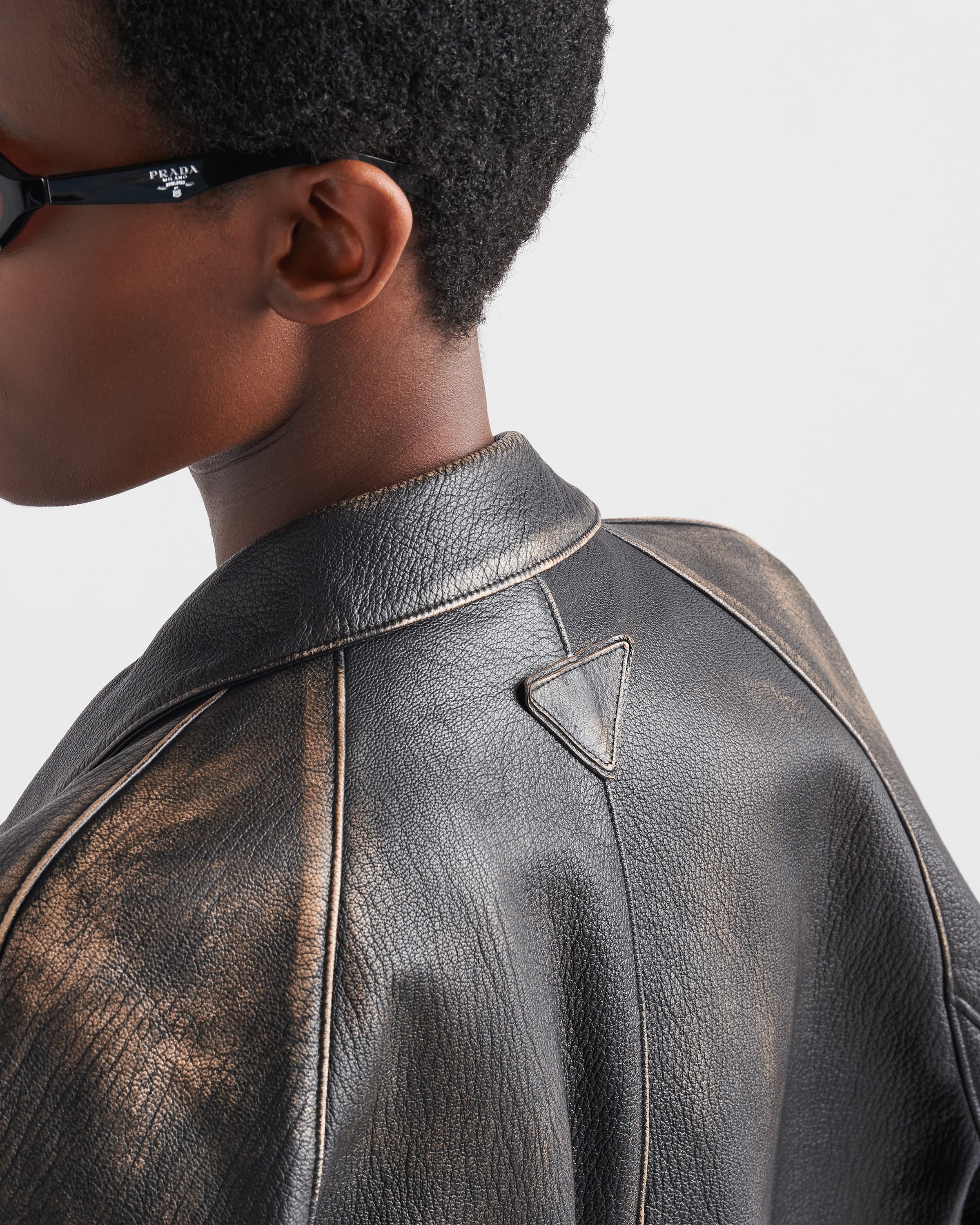 Prada Leather blouson jacket | REVERSIBLE