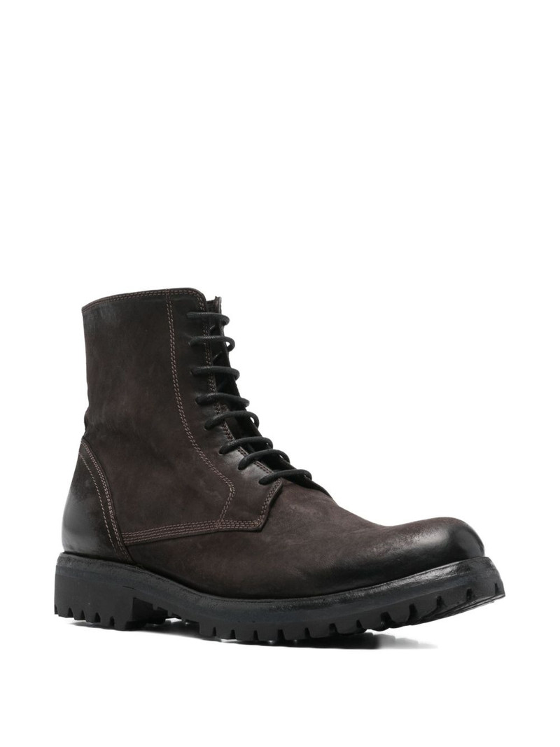 OFFICINE CREATIVE 40mm Ikonic 001 lace-up zip boots outlook