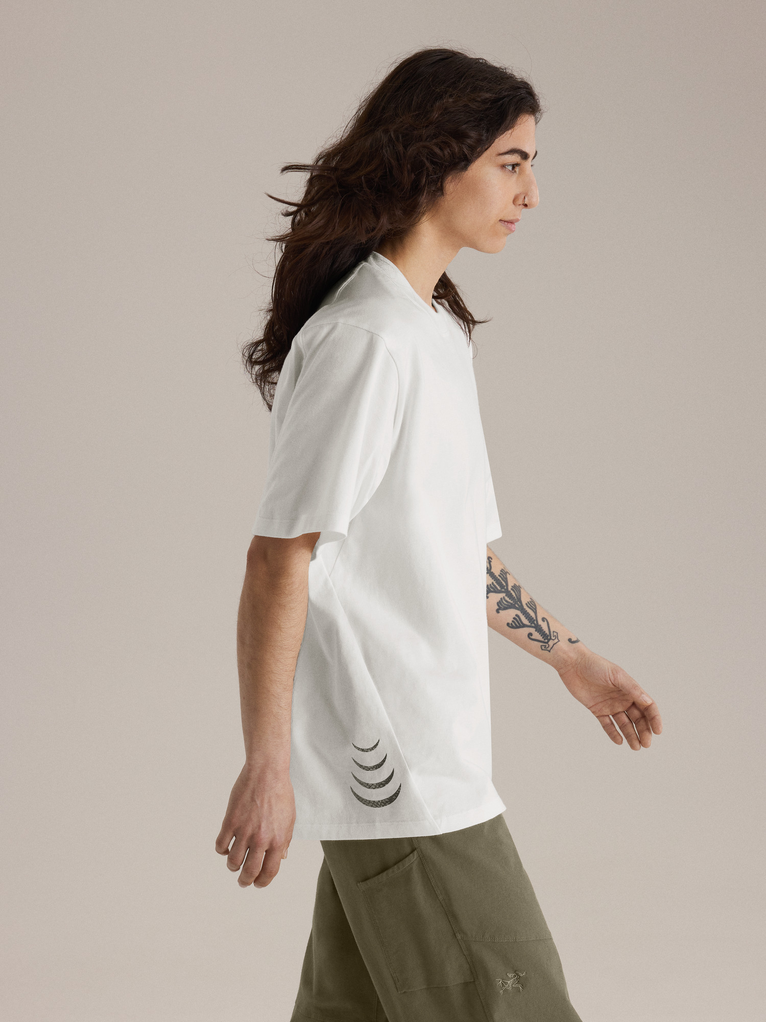Walk Gently Cotton Salmon Skin Shirt SS - 6