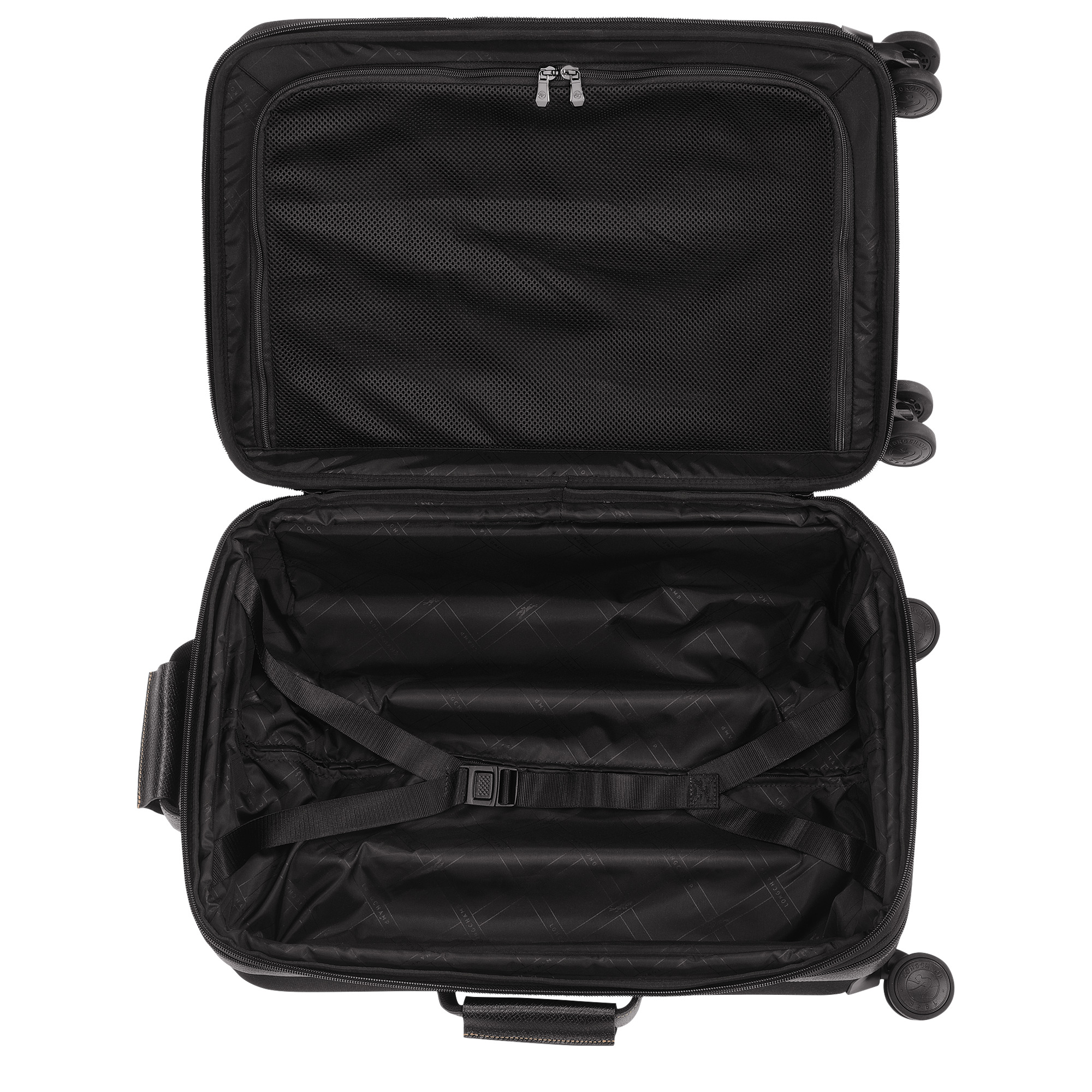 Boxford S Suitcase Black - Recycled canvas - 4