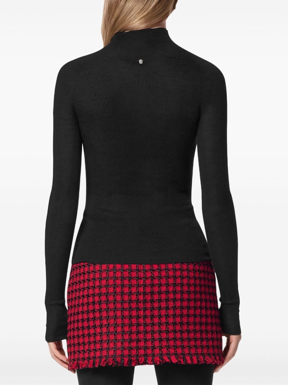 wool ribbed-knit top - 3