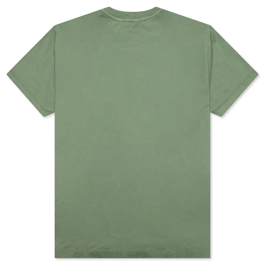 COMPASS PATCH LOGO S/S T-SHIRT - SAGE - 2