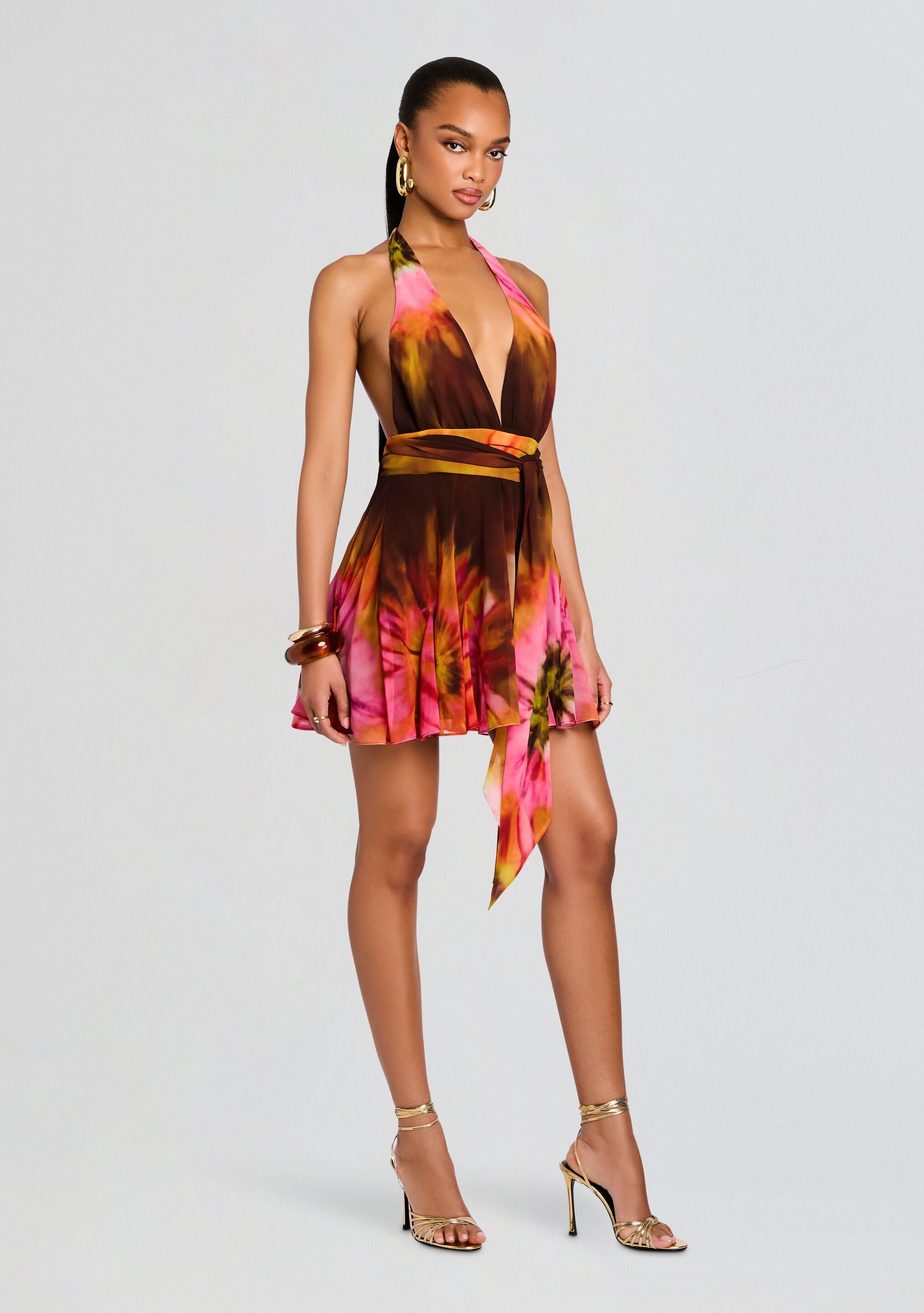 BRIOLA CHIFFON DRESS - 3