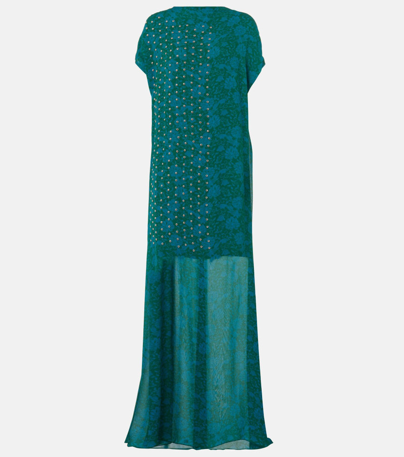 Printed embellished maxi dress - 1
